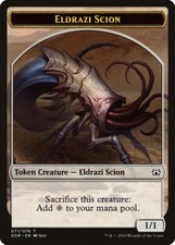 MTG Eldrazi Scion Token [Duel Decks: Nissa vs. Ob Nixilis, Lightly Played]