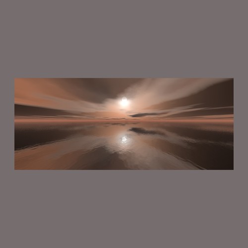 Brown canvas print framed - canvas,