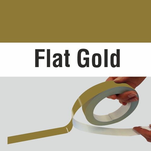 Flat gold car pinstripe - flat,