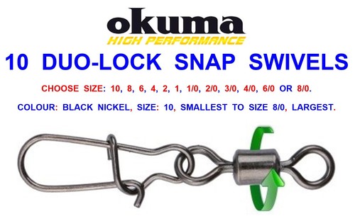 Okuma duo lock - lock, swivels