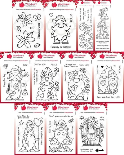 Woodware clear stamps - -, by