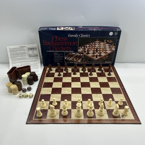 Vintage chess backgammon - vintage,