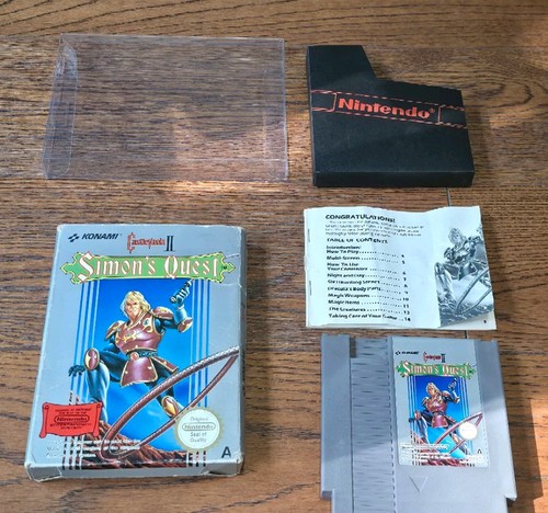 Simon quest nintendo nes cib - simon's,