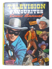 Rare Television Favourites 1950s Comic Annual - Lone Ranger, Roy Rogers, Lassie