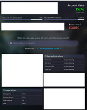 Steam account sale worth