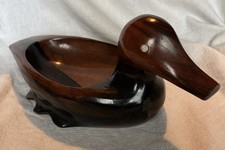 Vintage Hand Carved Wooden Duck Bowl c.1950’s