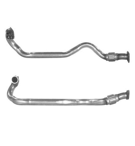 Front exhaust pipe and - front,