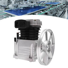 Piston 3HP Air Compressor Head Pump Motor Twin Cylinder With Silencer 250L/min