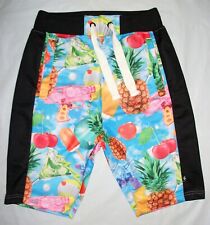 ADIDAS TROPICAL Pineapple SWEATPANTS JOGGERS SHORTS XS GYM Jogging BOTTOMS