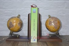Vintage Globe Bookends