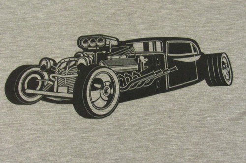 Hot rod rat - rod, gray