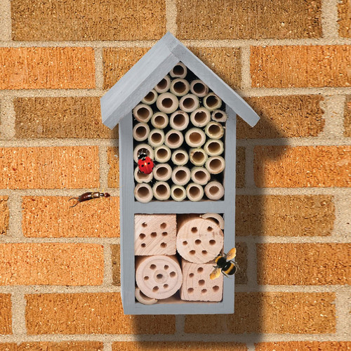 Wooden insect house natural - house,