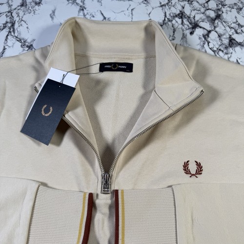Fred perry mens oatmeal - fred, half