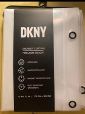 DKNY Cream Shower Curtain