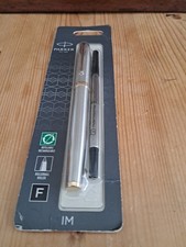 Parker IM Rollerball Brushed Metal With Gold Trim Never Been Used Unopened