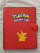 Original Red Pokémon 1999 Trading Card Folder | Used | Worn | Vintage