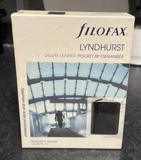 Rare! Filofax Lyndhurst Deluxe