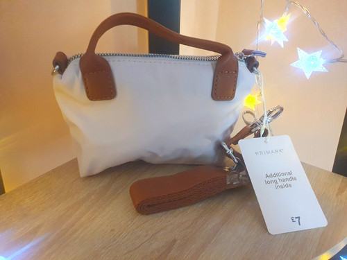 Primark ecru and tan small - ecru,
