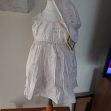 Couche Tot, size 12/18 Months Dress & Hat Spanish design Girls Bridesmaids Dress