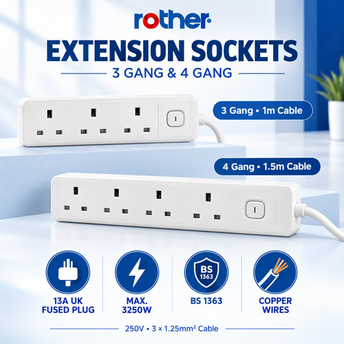 Rother gang extension lead - 4,