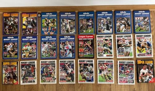 Rugby league yearbook bundle - league,