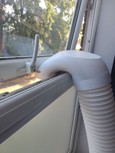 Custom air con window - air, outlet