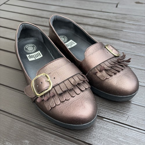 Fitflop bronze brown buckle - brown,