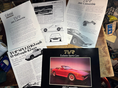 1986 tvr 280i - tvr,