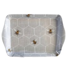 Small Grey Geo Geometric Bee /