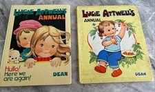 LUCIE ATTWELL'S ANNUAL’s 1958 &  1971 - Super Cute HB