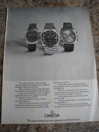 Omega watch silverstone - omega,