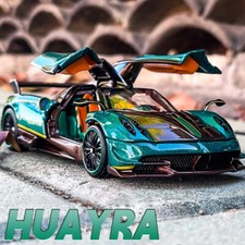 1:24 Pagani Huayra Roadster Sports Car Model Diecast Alloy Model Sound Toy Gift