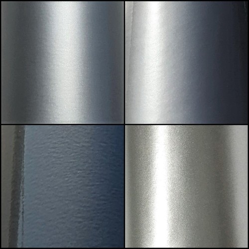 Gloss matt silver self - matt,