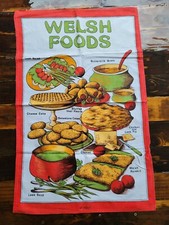 Vintage Welsh Foods Tapestry