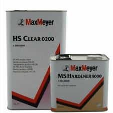 Max Meyer High Solid 0200 2K HS Clear Coat Car Lacquer 7.5ltr Kit 8000 Hardener