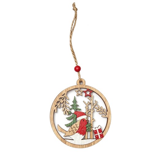 Christmas robin tree - robin,