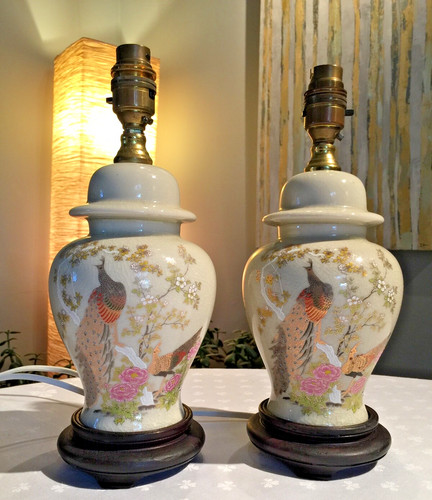Peacock ginger jar matching - peacock,