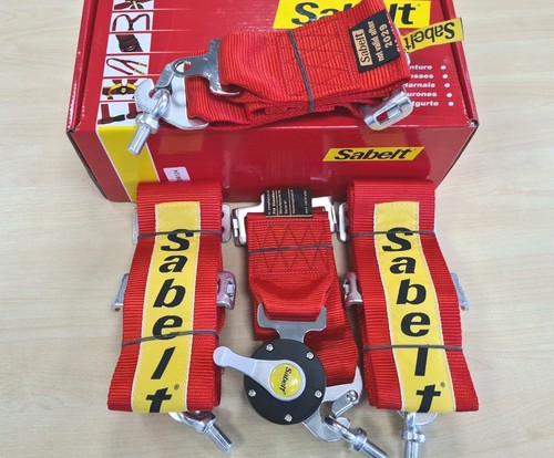 Sabelt point harness red - -,