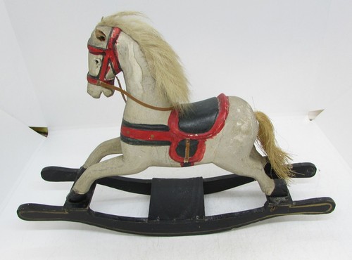 Vintage wooden rocking - vintage, horse
