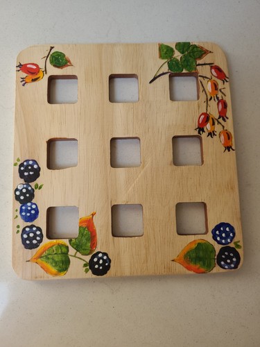 Wooden hand decorated - wooden,