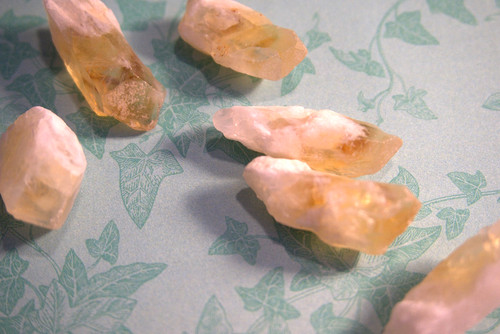 Natural rough teeth citrine - natural,
