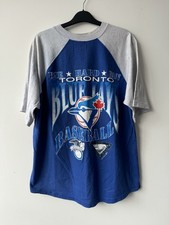 Vintage Toronto Blue Jays Baseball Mens Large Jersey 1993 MLB Tee 90s Sportswear