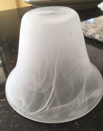 Glass opaque light shade with - glass,