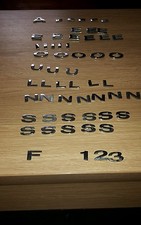 GENUINE FORD CHROME LETTER- FIESTA/MONDEO/FOCUS/FUSION/C-MAX/GALAXY LETTER X1