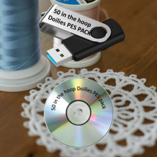 In Hoop Lace Doilies