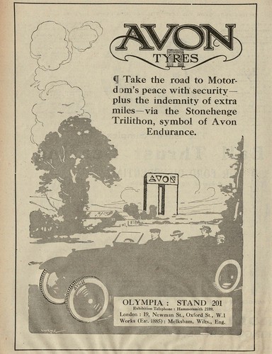 Rare antique avon - avon, tyres