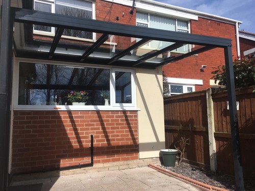 Glass roof veranda - glass, any
