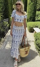 ZARA NWT WOMAN LINEN PRINTED