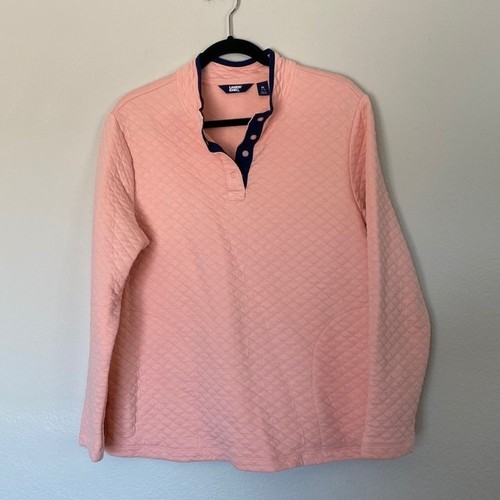 Lands end quilted peach - quilted,