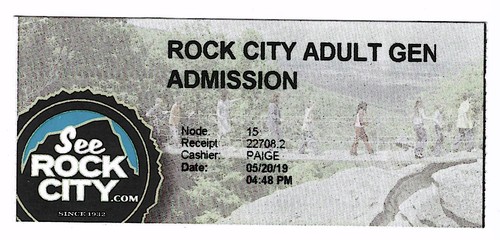See rock city - see, 5/20/19